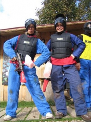  Paintball für Mädchen 